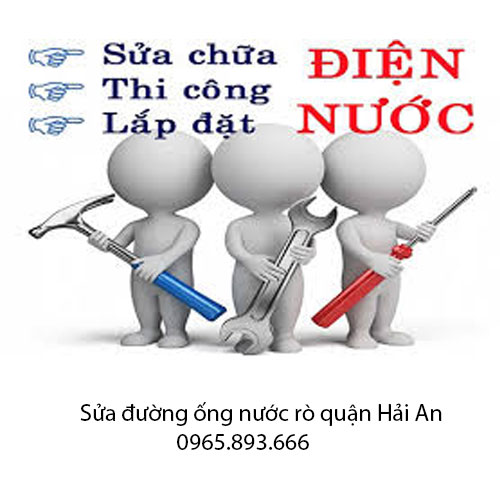 Sửa chữa đường ống nước bị rò rỉ quận Hải An