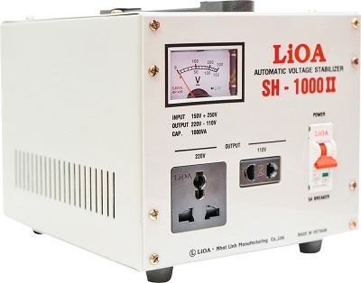 Ổn áp Lioa SH 1000 II dải 150V đến 250V