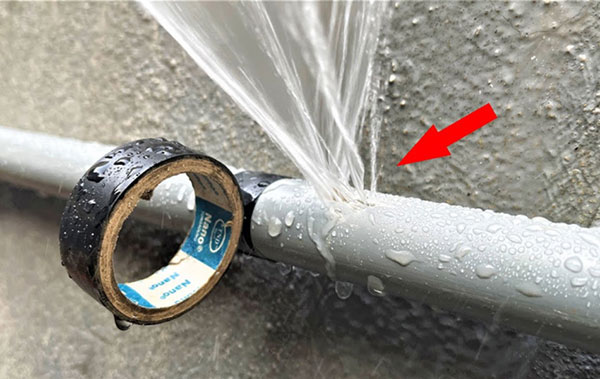 Phương pháp vá ống nước bị thủng