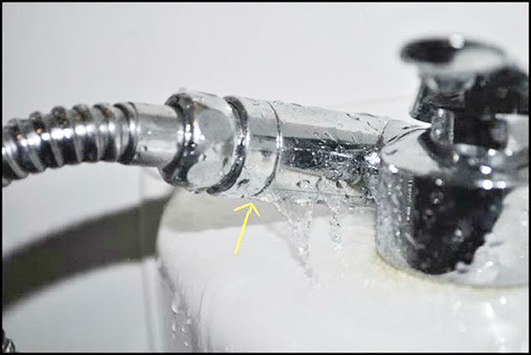 Những vị trí thường xảy ra tình trạng rò rỉ nước